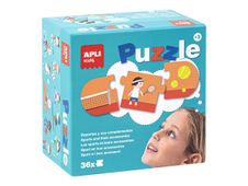 APLI kids - Puzzle sur les sports et leurs accessoires - 36 pièces