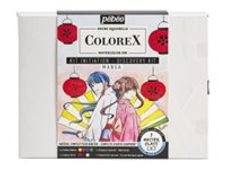Pebeo Colorex Manga - Ensemble de marqueurs et de flacons de recharge