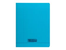 Calligraphe 8000 - Cahier polypro 17 x 22 cm - 192 pages - grands carreaux (seyès) - bleu