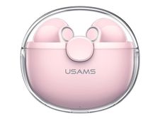 USAMS - Ecouteur BU12 - Sans fil bluetooth - Avec Micro - BU12 - TWS - Rose Poudré