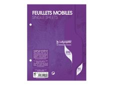 Clairefontaine Calligraphe 7000 - feuilles simples 17 x 22 cm - 100 pages - grands carreaux (Seyes)