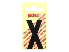 Pickup - Étiquette autocollante - 150 mm - Lettre X - noir mat