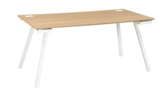 Bureau SUNDAY - 140 cm - Pieds trapèze - Chêne