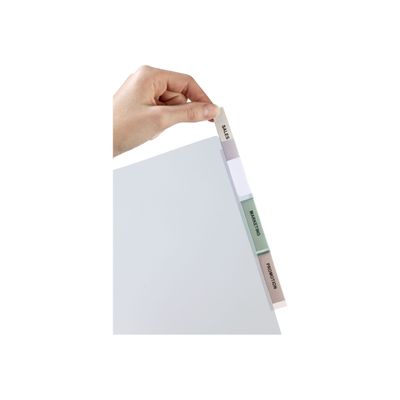 5014702814327-Avery - Intercalaire personnalisable 12 positions - A4 Maxi - polypropylène résistant-Gros plan-2
