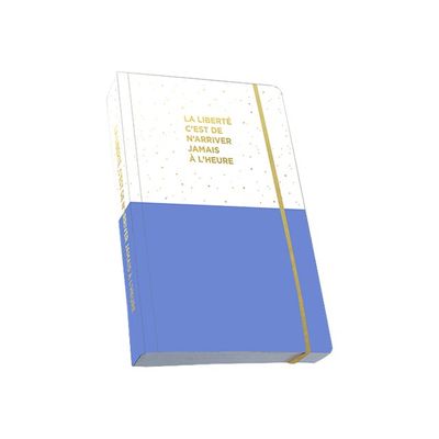 3700572723082-Kiub Les Petits Mots Color Chic - Carnet de notes A6 - ligné - 160 pages - Liberté-Angle gauche-0