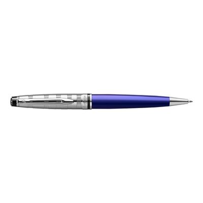 3026980936570-Waterman Deluxe - Stylo à bille bleu - pointe moyenne-Angle droit-1