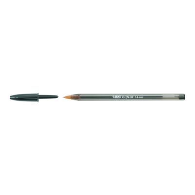 0400001283318-BIC Cristal - stylo à bille - noir-Angle gauche-0
