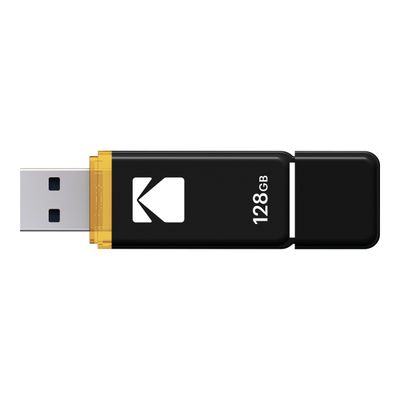 3126170147561-Kodak K103 - Clé USB 128 Go - USB 3.0 - noir, jaune-Avant-1