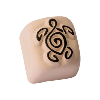 8718503971513-LaDot - Pierre pour tatouage éphémère - en céramique - taille S (2,2 x 2,2 cm) - tortue-Angle gauche-0