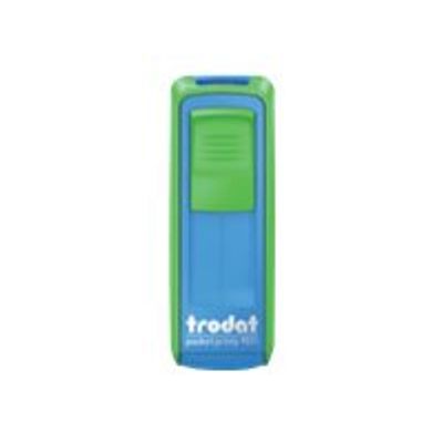 190084492003-Tampon de poche personnalisé avec 5 lignes de texte - zone d'impression 47 x 18 mm - Trodat Pocket-Avant-1