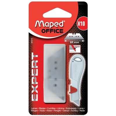 3154140859107-Maped Expert - Etui de 10 lames trapezoidales--0