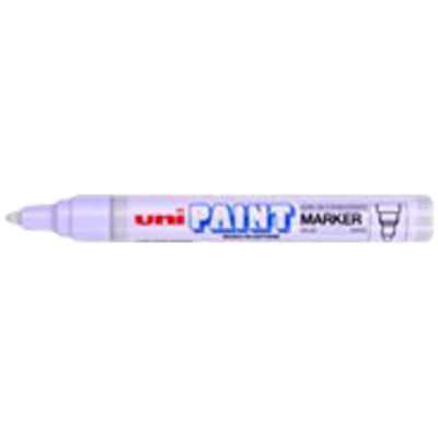 4902778912256-UNI PAINT PX - Marqueur permanent - pointe ogive - blanc--0