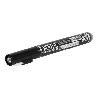 3167862056365-Pebeo Acrylic - Marqueur - noir - encre acrylique à base d'eau - 0.7 mm - extra fin-Angle gauche-1