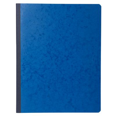 3130633140600-Exacompta - Piqûre à tête paresseuse - 6 colonnes sur 1 page - 32 x 25 cm - 80 pages - bleu--0