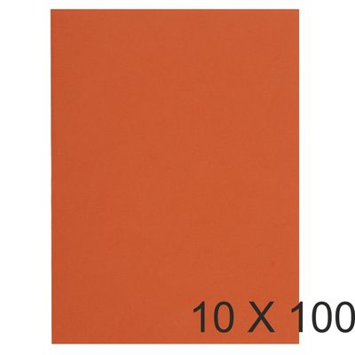 3288581502077-Exacompta Flash - 10 Paquets de 100 Sous-chemises recyclées - 80 gr - orange--0