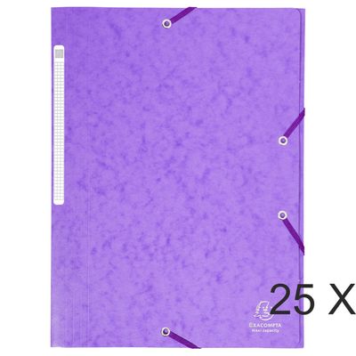 3130632171155-Exacompta - 25 Chemises à rabats maxi capacity - violet--0