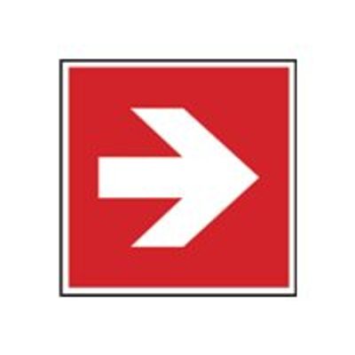 8711234376275-Pickup - Pictogramme - Flèche rouge directionnelle droite - 150 x 150 mm-Avant-0
