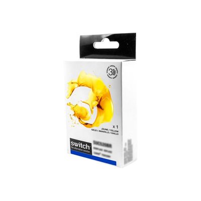 3700654221307-Cartouche compatible Epson 16XL Stylo plume - jaune - Switch -Angle droit-0