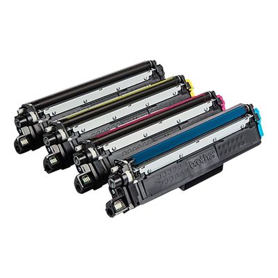 4977766787611-Brother TN243 - pack de 4 - noir, cyan, magenta, jaune - cartouche laser d'origine-Angle gauche-3