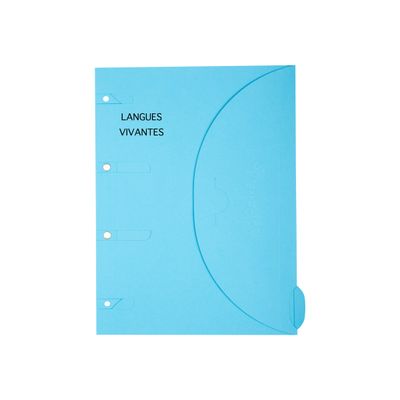 3770001624488-Smartfolder - Chemise à 3 rabats - langues vivantes-Avant-0