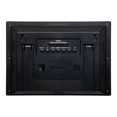4002390076395-MaulFlow - Horloge digitale murale et de table - noir-Arrière-3