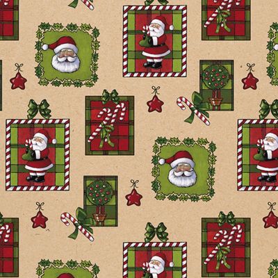 3065502237993-Clairefontaine - Papier cadeau - 70 cm x 2 m - 60 g/m² - différents motifs Noël--4