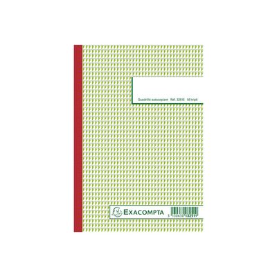 3130632032517-Exacompta - 10 Manifolds quadrillés 5x5 - 50 tripli - 21 x 15 cm-Avant-2