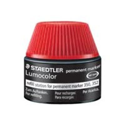 4007817488096-STAEDTLER Lumocolor - Flacon de recharge 30 ml - noir - pour marqueurs permanents Lumocolor 350/35-Avant-0