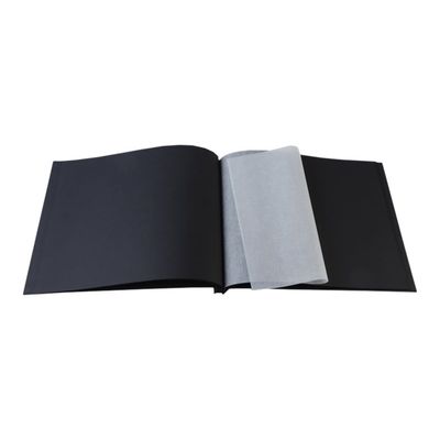 3130630169857-Exacompta Aramy - Album photos 37 x 29 cm - 40 pages - noir/or-Avant-3