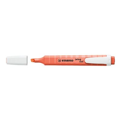 4006381559348-STABILO swing cool Pastel - Surligneur - corail-Angle gauche-0