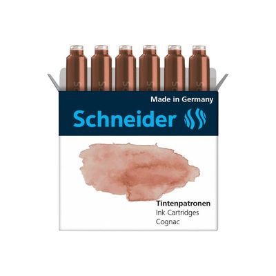 4004675147622-Schneider - 6 Cartouches d'encre pastel - cognac-Avant-1
