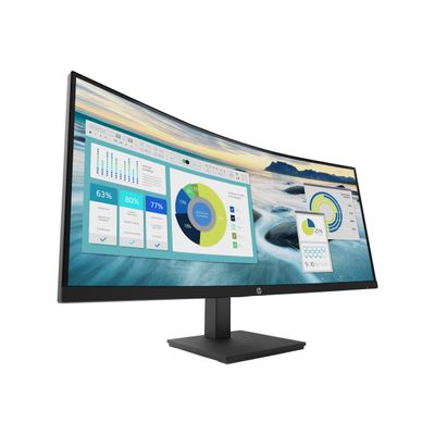 0195122737191-HP P34hc G4 - écran LED 34" - incurvé -Angle gauche-2