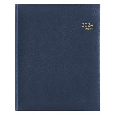 5412303005081-Agenda Lima Concorde - 1 semaine sur 2 pages - 21 x 27 cm - bleu - Brepols--0
