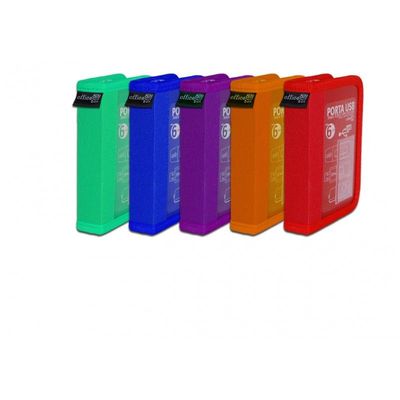 8435258660157-Fraga Import - Boîtier de lecteur Flash USB - capacité : 6 lecteurs flash USB - couleurs assorties--0