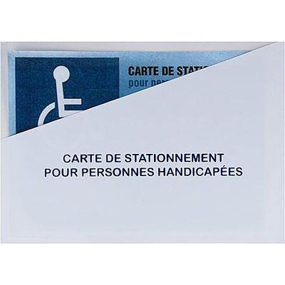 3700536118893-Support adhésif pour carte de stationnement destinée aux personnes handicapées--0