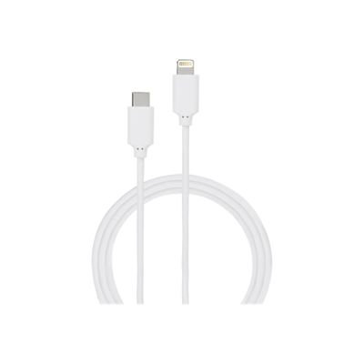 3571211409168-Bigben - câble de charge et de synchronisation USB/Connectique Lightning - 2 m - blanc-Avant-0