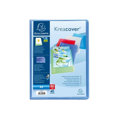 3130630057499-Exacompta KreaCover - Porte vues personnalisable - 80 vues - A4 - disponible dans différentes cou-Avant-4