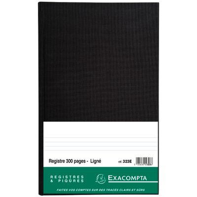3130630003236-Exacompta - Registre ligné folioté - 36 x 22,5 cm - 300 pages--1
