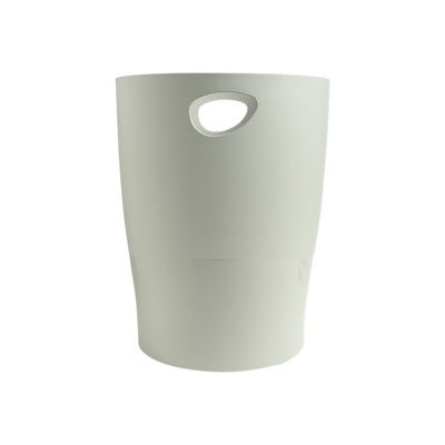 9002493037045-Exacompta Ecobin - Corbeille à papier 15L - gris-Avant-0