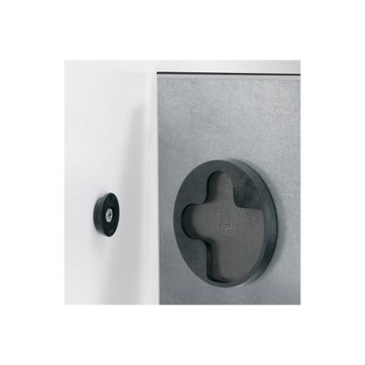 4004360887741-Sigel Artverum - Tableau magnétique en verre - 48 x 48 cm - noir-Gros plan-8