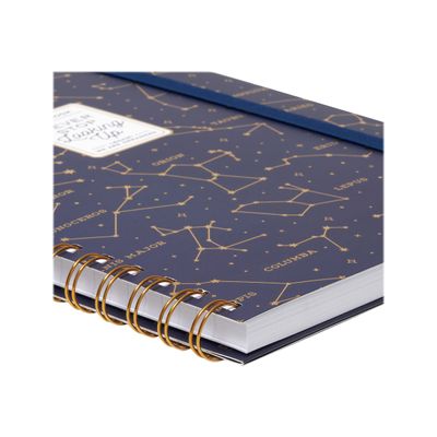 8051739307177-Legami - Carnet de notes spiralé A5 - stars-Gros plan-1