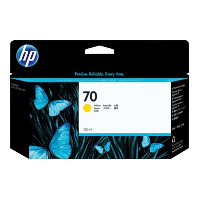 882780528710-HP 70 - jaune - cartouche d'encre originale (C9454A)-Avant-0
