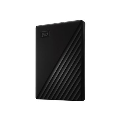 0718037869469-WD My Passport WDBYVG0010BBK - disque dur - 1 To - USB 3.2 Gen 1-Angle droit-0