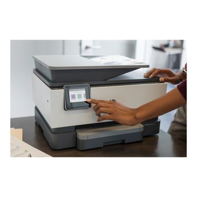 193424191338-HP Officejet Pro 9013 All-in-One - imprimante multifonction jet d'encre couleur A4 - USB 2.0-Angle gauche-9