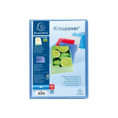 3130630057390-Exacompta KreaCover - Porte vues personnalisable - 60 vues - A4 - disponible dans différentes cou-Avant-4