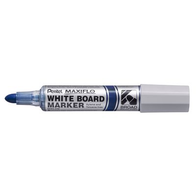 884851047960-Pentel MAXIFLO - Marqueur effaçable - pointe ogive ultra large - bleu--0