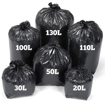 0404000043140-Coldis - 25 Sacs poubelle 50L - noir--0