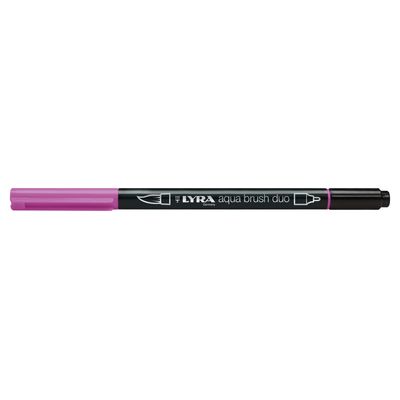 4084900608821-Lyra Aqua Brush Duo - Feutre pinceau double pointe - magenta foncé--0