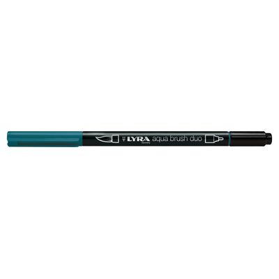 4084900609187-Lyra Aqua Brush Duo - Feutre pinceau double pointe - bleu vert--0