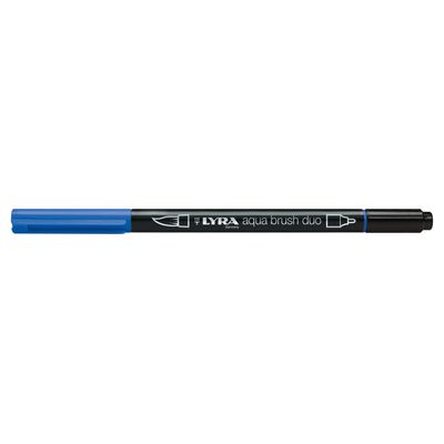 4084900609224-Lyra Aqua Brush Duo - Feutre pinceau double pointe - turquoise foncé--0